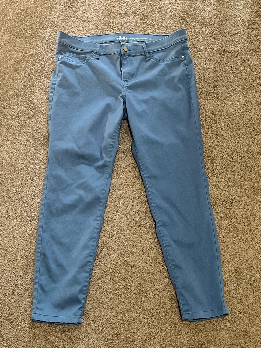 New York & Company Soho Crosbyslim Leg Ankle Jeans in Navy